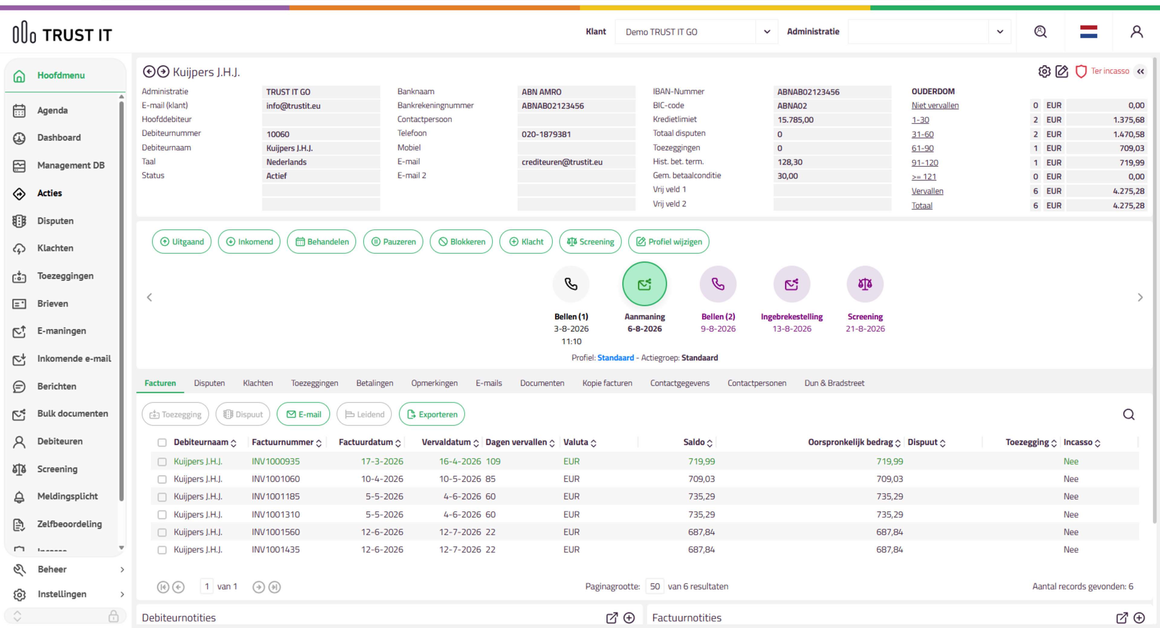 Automatische workflows in TRUST IT